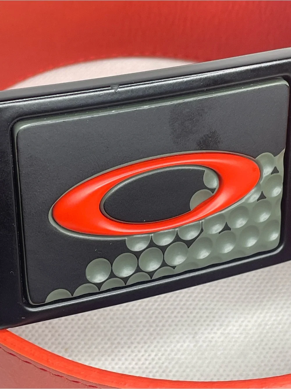 Oakley Ellipse 2.0 Golf Belt Mens Size XL (38” - 42”) Orange Black 100% Leather